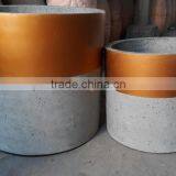 [Ecova Shop] Cylinder Washed Concrete Pots, Painted GRC Planters thumbnail-1