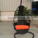 Outdoor rattan swing hanging chair