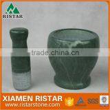 Yellow Onxy Marble Stone Mortar and Pestle for Kitchen thumbnail-3