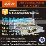 MF360 Multifunction All in 1 Wire Binding/coil Binding/comb Binding Machine thumbnail-1
