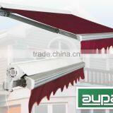 No-cassette Awning Fabric Red White Stripe(manual) thumbnail-1