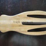 2017 Wholesale Custom Bamboo Salad Hands Set