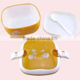 High Quality Portable Square Plastic Bento Lunch Box thumbnail-3