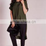 Tops for Women 2016 Plus Size Cap Sleeve Fancy Chiffon Tops HST3801 thumbnail-1