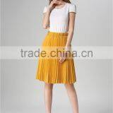 Vintage Tulle Skirt Tutu Midi Summer Pleated Skirts for Women thumbnail-4