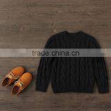 Neck Design for Tops Sweater Design for Children Boys Grey and Black in Stock thumbnail-3