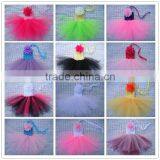 Ballet Tutus for Sale/ Crochet Top Tutus With Flower/girls Pettiskirt Dress Wholesale thumbnail-4