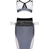 Wholesale 2015 Latest Fashion Two Piece Bandage Dress H1322 thumbnail-2
