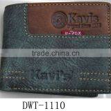 Fashion Golden Factory Men Genuine Leather Patches Work New Wallet thumbnail-3