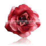 Handmade Silk Yarn Flower Brooches,fabric Flowers Headwear,girls Jewelry Skirt Brooch thumbnail-6