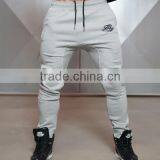 Hot Sale Mens Joggers Light Grey Cotton Polyester Spandex Slim Fit Sweatpants Custom Tapered Joggers Gym Jogger Pants thumbnail-1