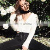 5036 Runwaylover New Style Ladies High Waist Winter Cardigan thumbnail-2