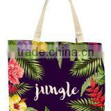 Full Color Sublimation Flat Cotton Tote Bag - Measures 15"W x 16"H, Has 24" Handles and Comes With Your Logo thumbnail-3