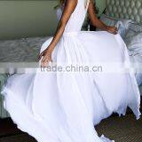 Fashion Summer Cotton Floor-length Women Beach Dress thumbnail-2