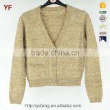 Hand Knitted Children Clothes Girls Wool Cardigans Sweater thumbnail-1