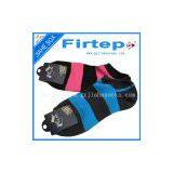 Women Colourful Striped Cotton Socks Wholesock Lady Boat Sock thumbnail-2