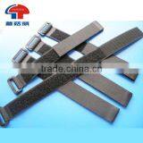 Customized Black Hook and Loop Adjustable Straps With Buckle