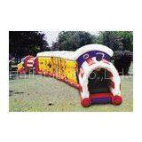 0.55mm PVC Train Attractive Inflatable Water Tunnel YHTL-010 in 12*3.5*3 m With Air Blower thumbnail-1