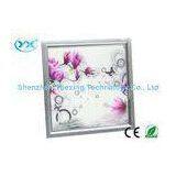 24w LED Panel Lights For Home With Flower Pattern / 120 Degree Beam Angle