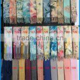 Men and Women's Fashion Linen Solid Colour Crinkle Scarf thumbnail-5