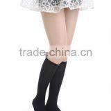 Knee High Wholesale Sexy Elegant Thin Anti-slip Soft Sheer Thin Formal Jacquard Vertical Stripe 40D Women Socks thumbnail-1