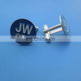 Custom Blue Jw.org Cufflinks Logo Engraved jw Round Cufflinks & Tie Clip Sets thumbnail-1