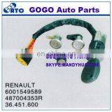 Auto Parts Ignition Switch Key and Locks Kit Model for Renault Dacia Logan 6001549589