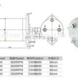 Электрический двигатель постоянного тока для электрофура 12В 500Вт, горячие продажи thumbnail-5