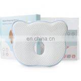 High Quality Baby Newborn Infant Pillow Memory Foam Positioner Prevent Flat Head Anti Roll Baby Memory Foam Pillow thumbnail-2