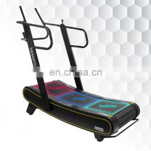 Curved treadmill & air runner  top quality  gym multi station equipment non-motorized self generate  running machine