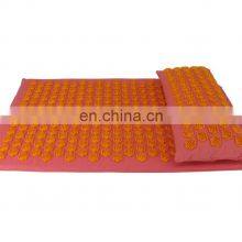 Organic Certified Cotton Canvas Plastic Acupressure Mat and Pillow Set thumbnail-5