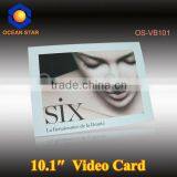 10.1inch LCD Video Brochure Card Advertising/wedding Invitation Card thumbnail-1