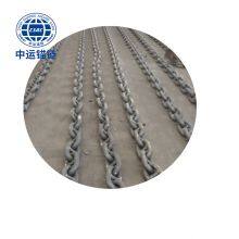 102mm Black Painted Floating Wind Power Platform Studless Link Anchor Chain thumbnail-2