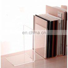 Стена для крепления книжного полки, письменный стол, книжные опоры. Пара прозрачных акриловых пластиковых книжных опор thumbnail-3