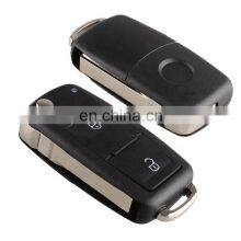 2 / 3 Buttons Folding Remote Car Key Fob Shell Cover Case For Volkswagen VW Polo Tiguan Golf Jetta Beetle MK6 Touareg thumbnail-2