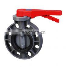 Anti Corrosion Flange Type Sea Water Plastic CPVC PVC Wafer 6 Inch Butterfly Valve thumbnail-1