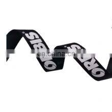 Factory Customized 25mm 35mm High Quality Logo Printed Silk Screen Printing Polyester Webbing for Bags Luggage