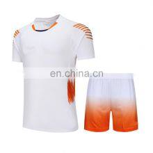 Latest Design Wholesale Custom Logo Men Soccer Kits Set Team Wear Women Football Soccer Uniform Jersey thumbnail-4