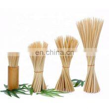 Disposable BBQ Round Bamboo Stick with Various  Sizes Food Picks Skewers