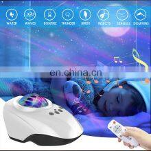 LED Nebula Aurora Night Light Kids Music Rotating Remote Control Blue Tooth Projector thumbnail-5