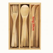 Bamboo knife fork and spoons,bamboo serving cutlery set/bamboo flatware set /Bamboo spoon with knife fork