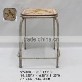 Country style metal chair, Antique decorative metal chair, Decorative metal stool for home decors