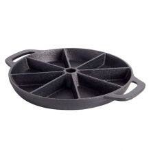 High Quality Oil Plant 8 Holes Pre-Seasoned Cast Iron Bakeware Pan Nonstick Cake Pan Custom With Handle