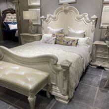 Light Luxury Solid Wood Bed 1.8 Meters Solid Wood Bed Can be Customized in Size and Style thumbnail-2