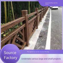 Concrete Imitation Wood Railings, Prefabricated Imitation Stone and Imitation Bark Handrails for Parks and Scenic Areas, Imitation Tree Vine Guardrails for Mountain Climbing Paths thumbnail-4