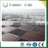 Elegant Shape and Color Plastic Composite WPC Solid Wood Flooring