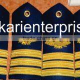 Bullion Wire Hand Embroidred Badges Shoulder Fringe Epaullette Uniform Rank Mark