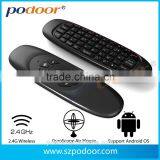2015 Podoor PC100 2.4g Wireless Fly Mouse Wireless Keyboard and Mouse, Fly Air Mouse thumbnail-1