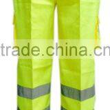 Workwear Hi Vis Yellow Combat Trousers With High Reflective Straps thumbnail-2