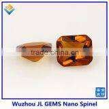 Synthetic Citrine M Orange Color Nano Spinel Octagon Shape Nano Spinel Gem Stone thumbnail-3